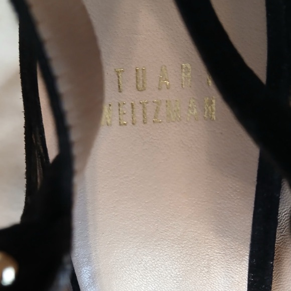 Stuart Weitzman Black Wedge Heels - Picture 5 of 7